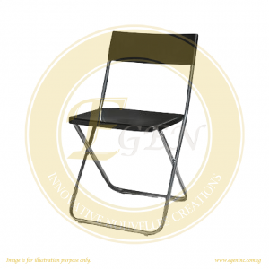 Foldable Chair, Black