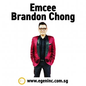 Emcee Brandon Chong