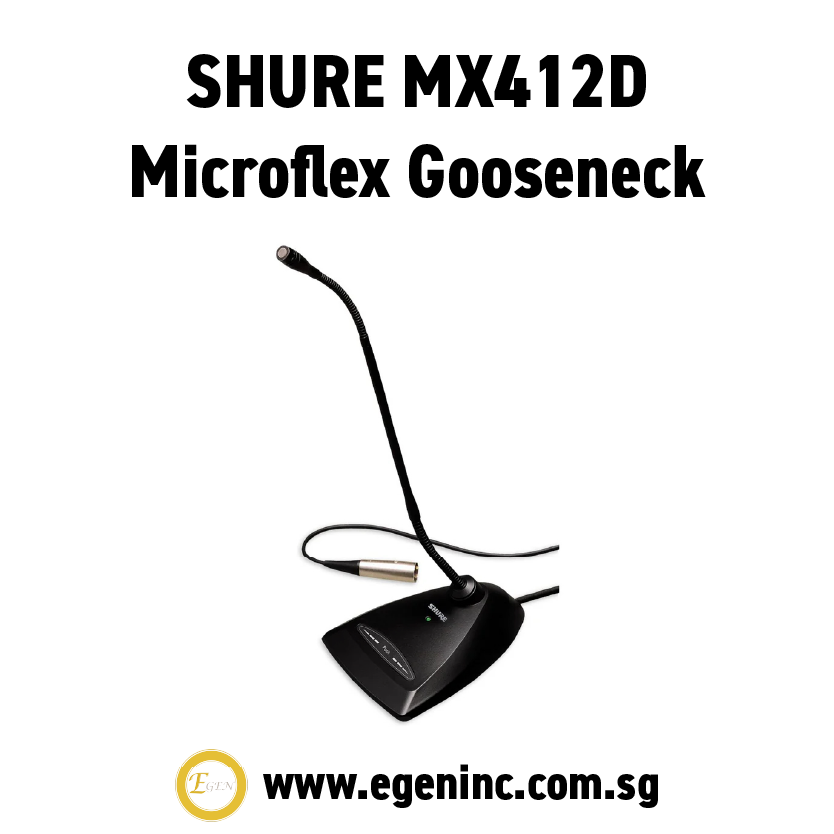 SHURE MX412D Microflex Gooseneck