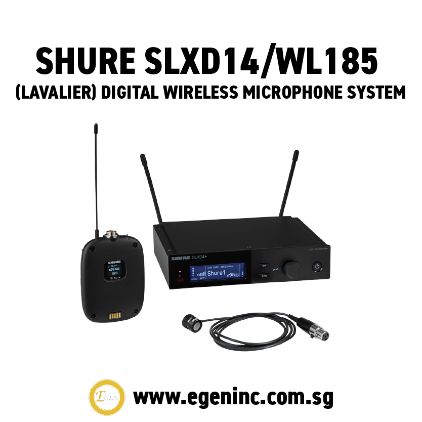 SHURE SLXD14/WL185 (H58)