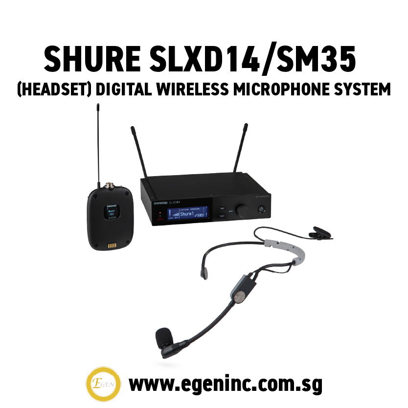 SHURE SLXD14/SM35 (H58)