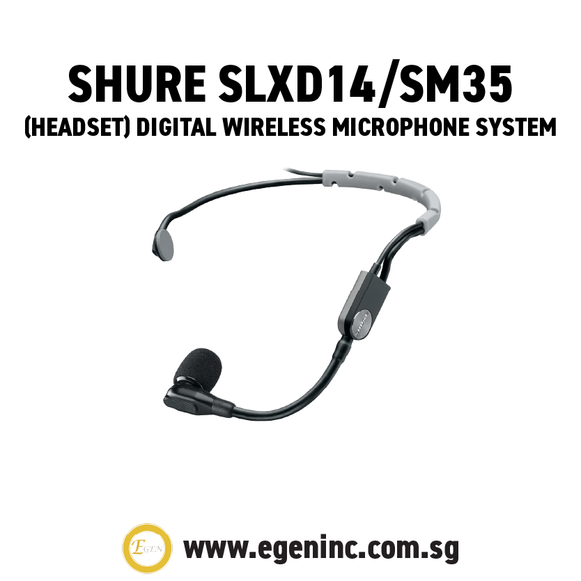 SHURE SLXD14/SM35 (H58) - Image 2