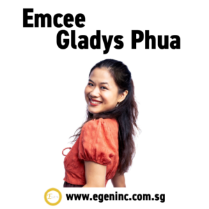Emcee Gladys Phua