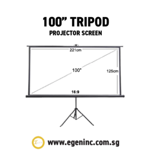 100" Tripod Projector Screen